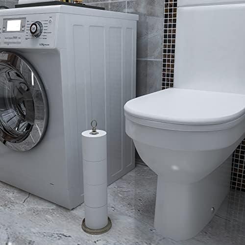 Heavy Weighted Toilet Paper Holder With Reserve Function