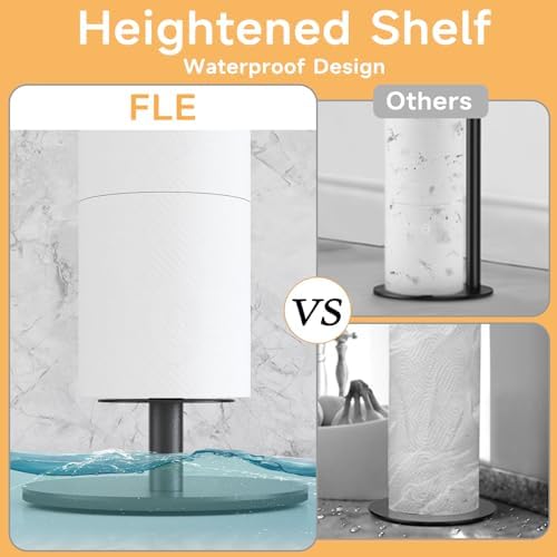 Rust-Proof Toilet Paper Holder Stand Sturdy Durable