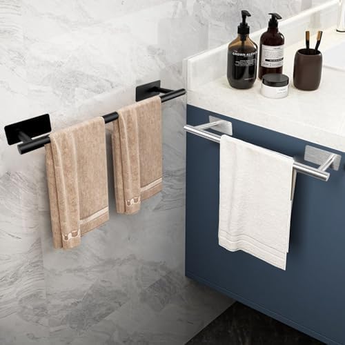 Self-Adhesive Heavy-Duty Bath Towel Bar