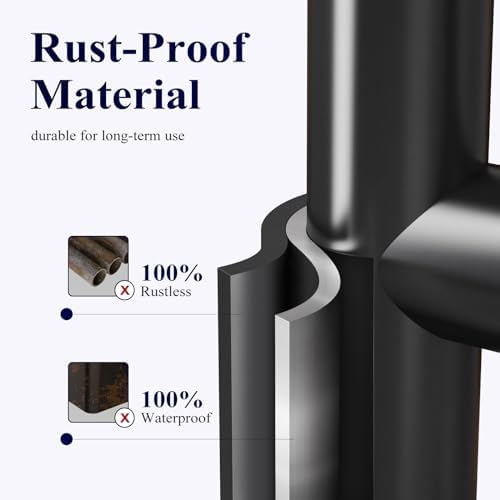 Rustless Black Toilet Paper Holder