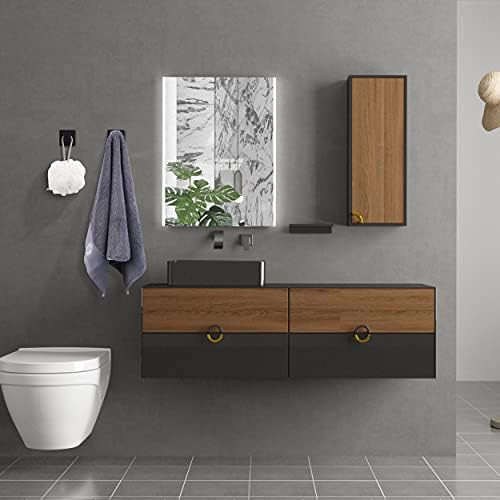 Rust-Proof Black Towel Hook Set for Bathroom Kitchen