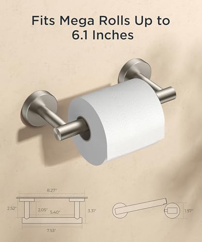 FORIOUS Rust-Resistant Toilet Paper Holder