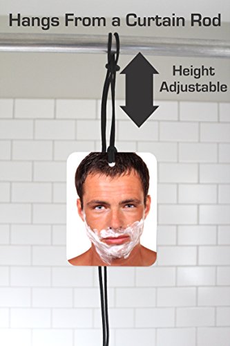 Mirror On A Rope Clear shower mirror with adjustable rope