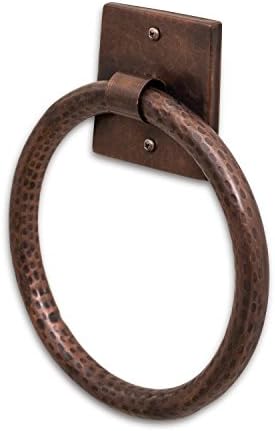 Monarch Abode 17089 Metal Round Towel Ring Holder