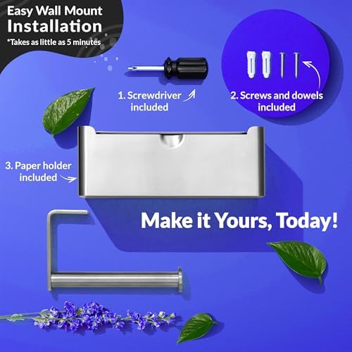 Premium Toilet Paper Holder Stainless Steel
