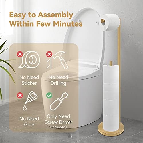 Sturdy Stainless Steel Toiletry Holder Stand