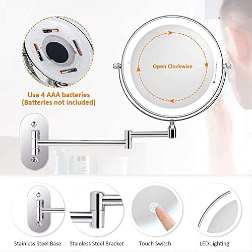 8 inch Double Sided vanity mirror