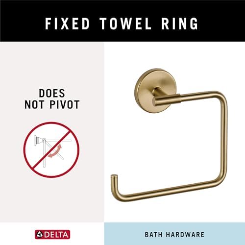 Delta Trinsic 1-Pack Towel Holder in Champagne Bronze