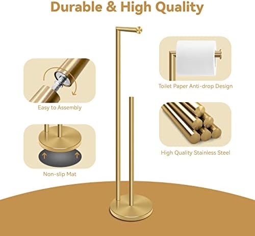 Sturdy Stainless Steel Toiletry Holder Stand