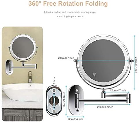 10X Magnification Vanity Mirror