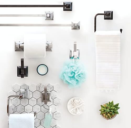Perfect Hand Towel Near the Sink Chrome Bath Hardware Accessory