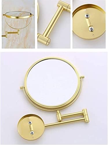 Gold Finished 8-inch Bathroom Mirror