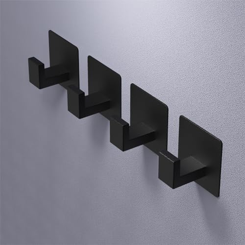 VAEHOLD Adhesive Towel Hook Set - Durable Easy Install