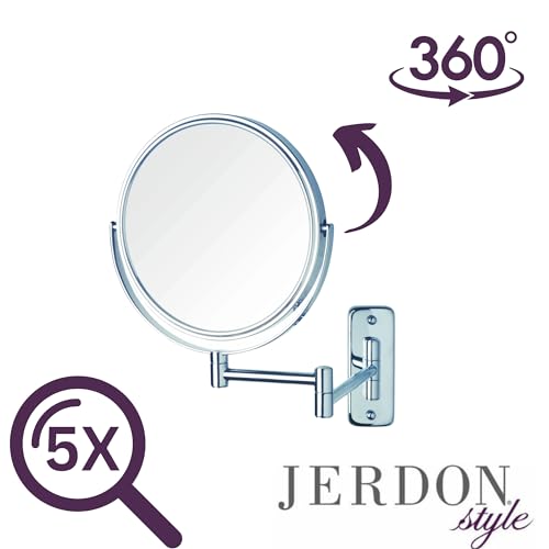 6-Inch Swivel Wall-Mounted Makeup Mirror