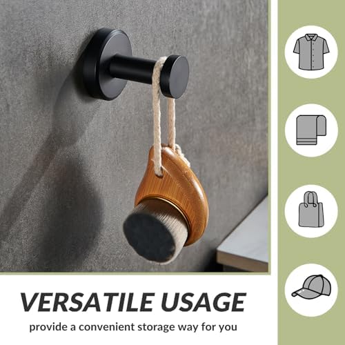 Stainless Steel Robe Towel Hook Bathroom Storage Solution