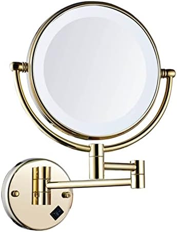 Lighted Gold Vanity Mirror