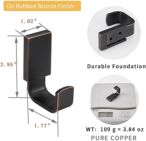 BESy Brass Robe Hook with 6 lbs Capacity 1