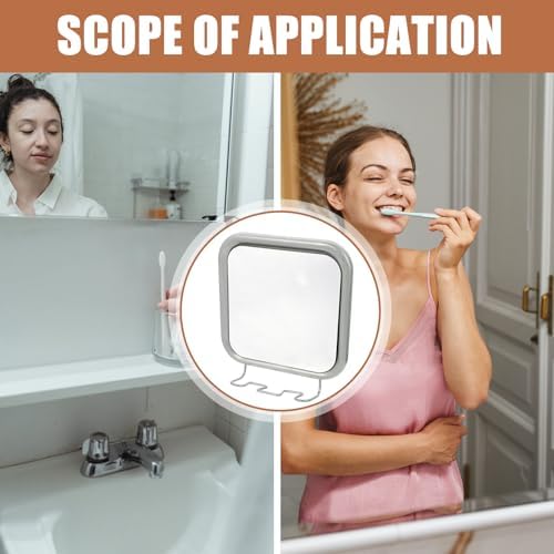 Fogless Shower Mirror for Shaving No Wiggle No Scratches