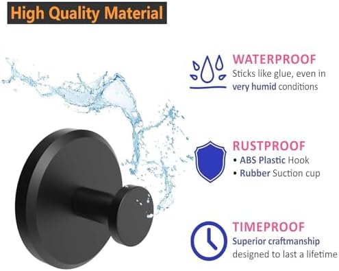 2-Piece Stainless Steel Suction Cup Hooks