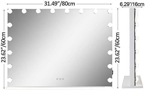 Showtimez Vanity Mirror with Lights Large Lighted Makeup Mirror
