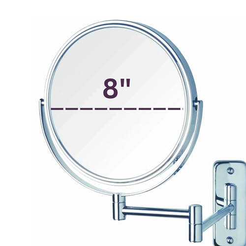 6-Inch Swivel Wall-Mounted Makeup Mirror