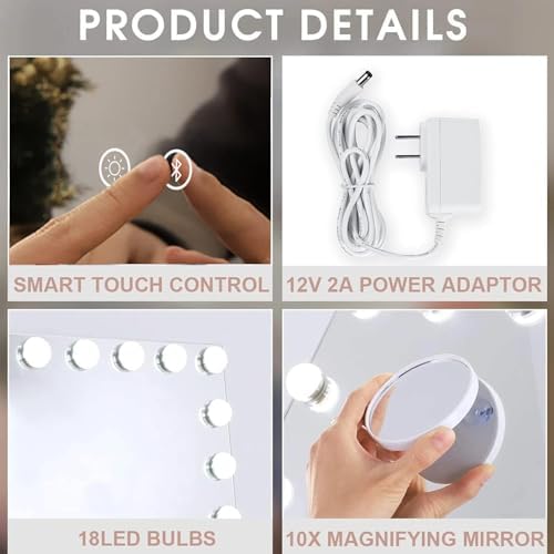 Vanity Mirror with Speaker - FENCHILIN