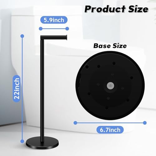 TACGEA Toilet Paper Holder Stand