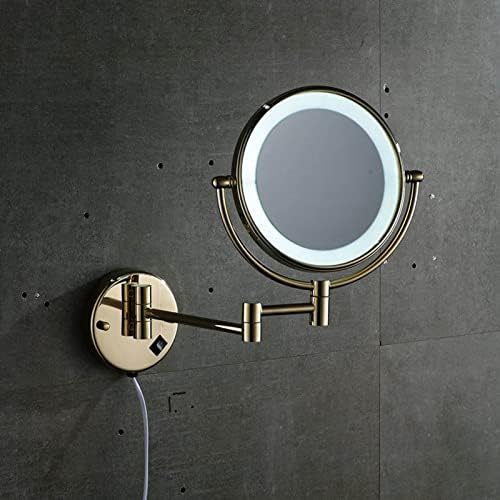 Lighted Gold Vanity Mirror