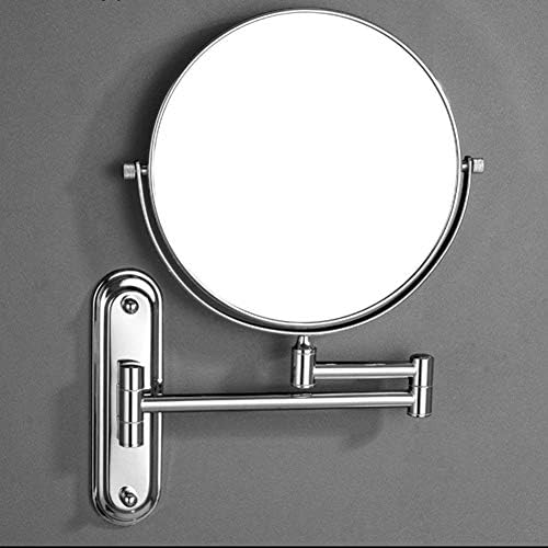 Wall-Mounted 8 Makeup Mirror with Double-Side 360 Swivel