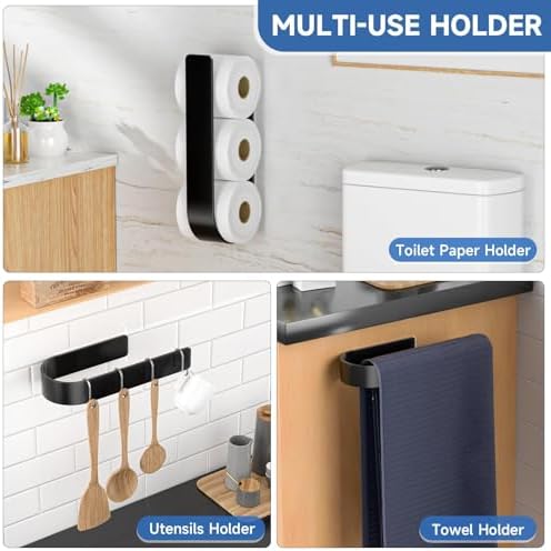 Space-Saving Toilet Paper Holder Circular Design