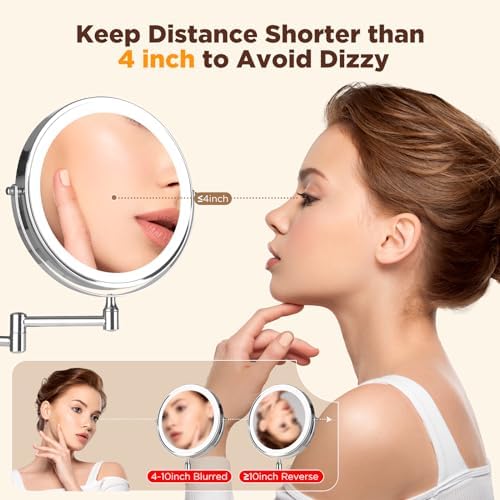 Double-Sided Vanity Mirror