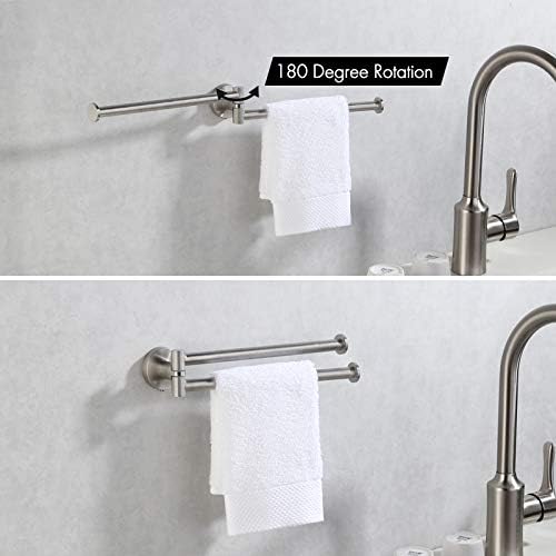 Stainless Steel Swivel Towel Bar for Efficient Towel Drying
