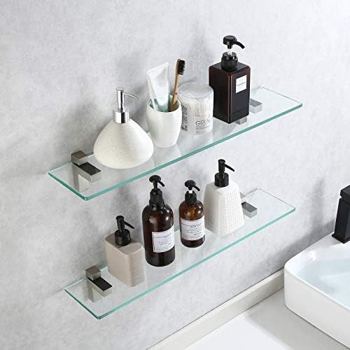 Bathroomafe Glass Shelves 236in