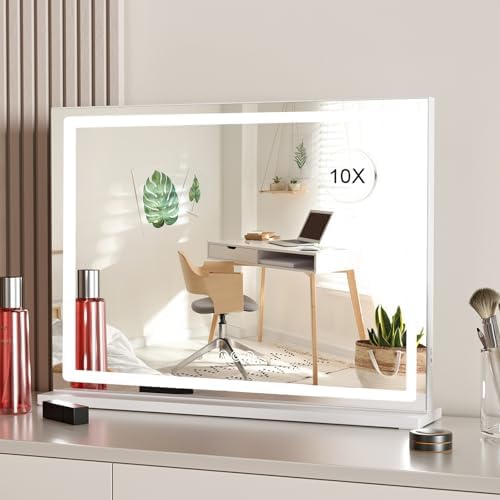 Luxury LED Vanity Mirror with 10X Magnification