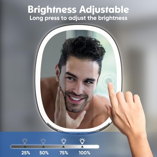 CMBestMax Amaba Dimmable Anti-Fog Shower Mirror