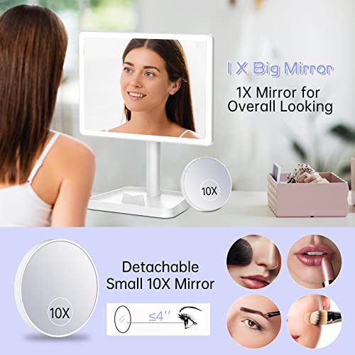High-Quality Makeup Vanity Mirror with 96 LED Lights and 10x Magnification