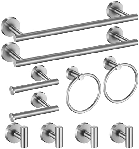 Sturdy 10-Piece Bathroom Hardware Set Discounted Price