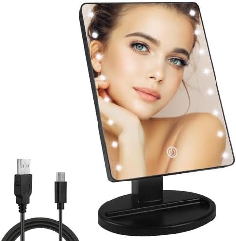 Bright Durable Makeup Mirror with Adjustment