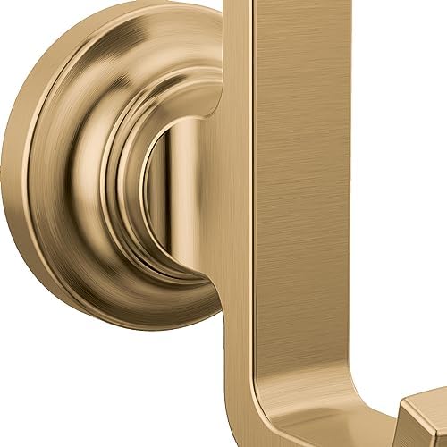 Delta Tetra Double Towel Hook - Champagne Bronze