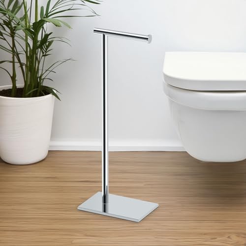 Gatco 1431C Modern Freestanding Toiletpaper Holder 2125 Chrome