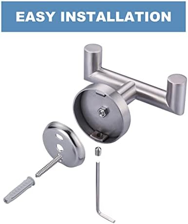 Heavy Duty Stainless Steel Double Towel Hook