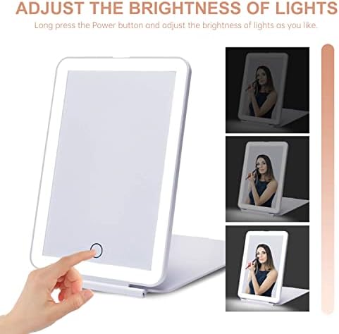 Moccus LED Foldable Travel Makeup Mirror