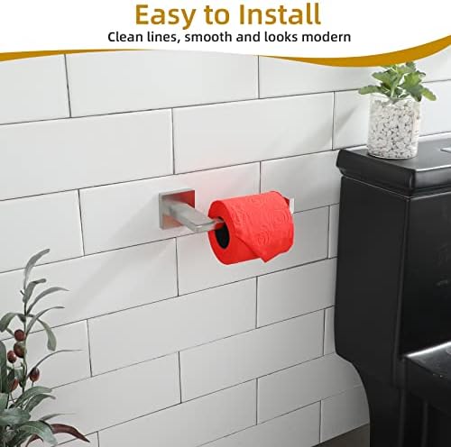 KOKOSIRI Premium Toiletpaper Holder Stainless Steel Nickel finish