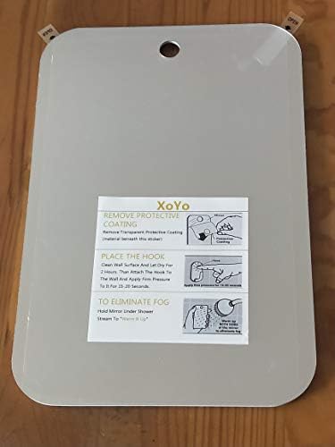 XoYo-Large Fogless Shower Mirror Premium Shave Safety Design
