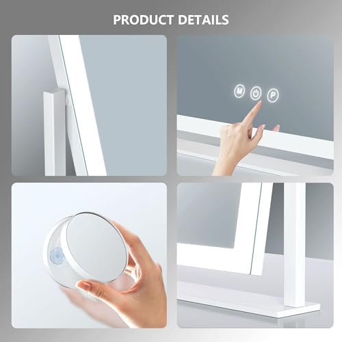 Versatile Lighted Makeup Mirror for Professionals