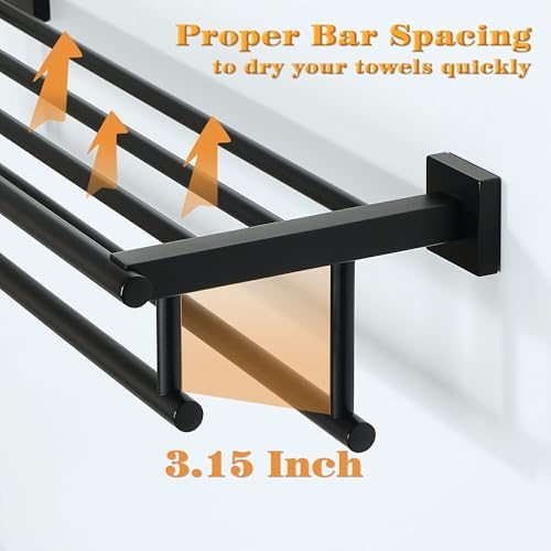 Premium Towel Rack for Bathroom Stainless Steel