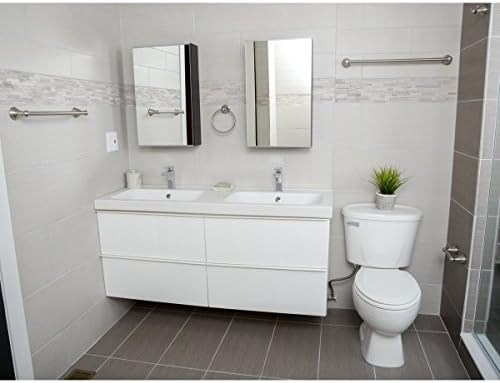 5 Piece Satin Nickel Bathroom Hardware Set
