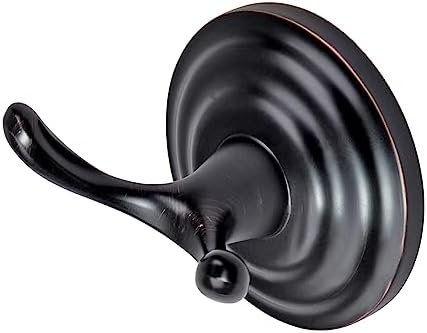 Stylish Zinc Alloy bathroom Robe Hook Oil Rubbed Bronze with 1-Year Warranty