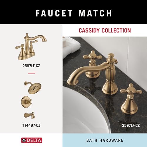 Stylish Durable Delta Cassidy Toilet Paper Holder in Champagne Bronze