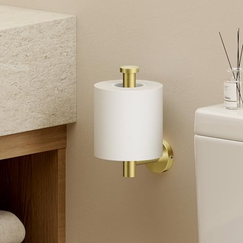 Sturdy Gold Toilet Paper Holder